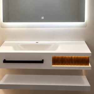 ארון אמבטיה סטודיו לבן White Studio – SN-15